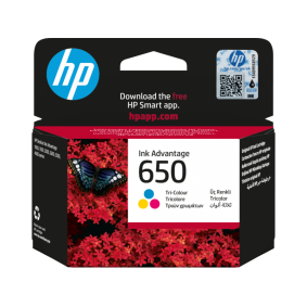 حبر HP 650 أصلية ثلاثة ألوان